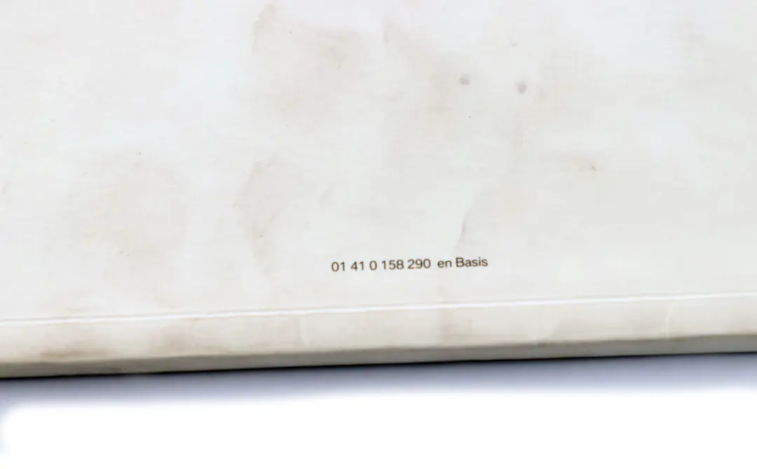 BMW 1 Series E87 Service Booklet Owner's Handbook CD Player Instructions