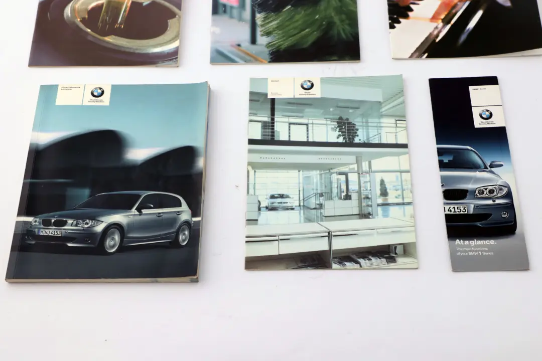 BMW 1 Series E87 Service Booklet Owner's Handbook CD Player Instructions