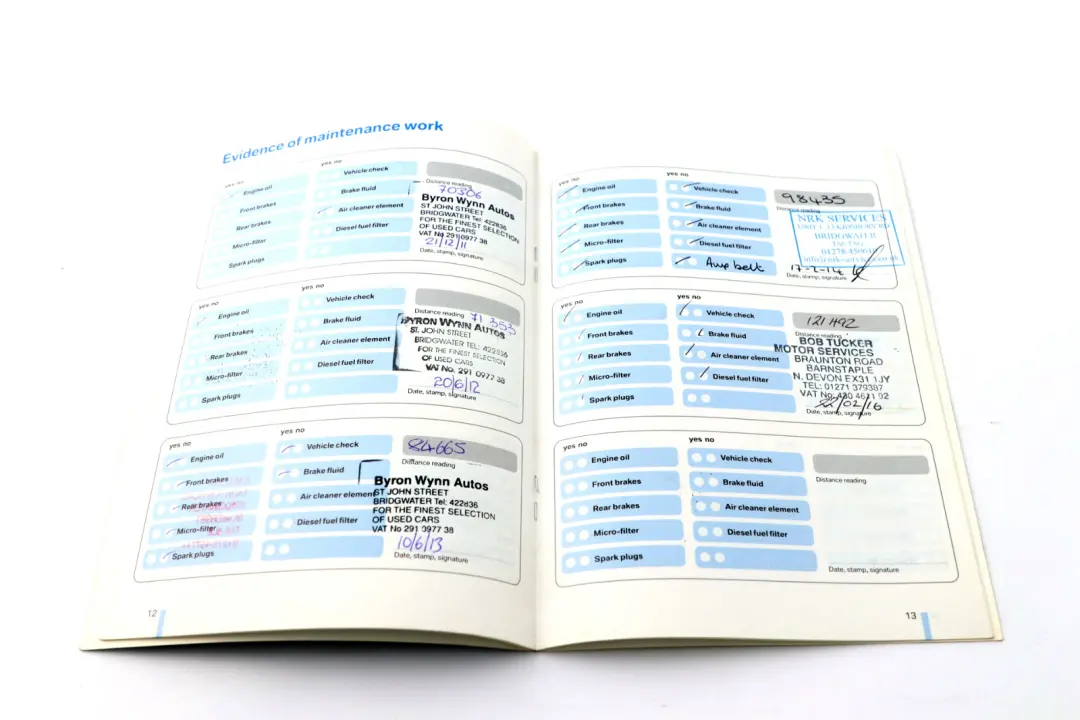 BMW 1 Series E87 Service Booklet Owner's Handbook CD Player Instructions