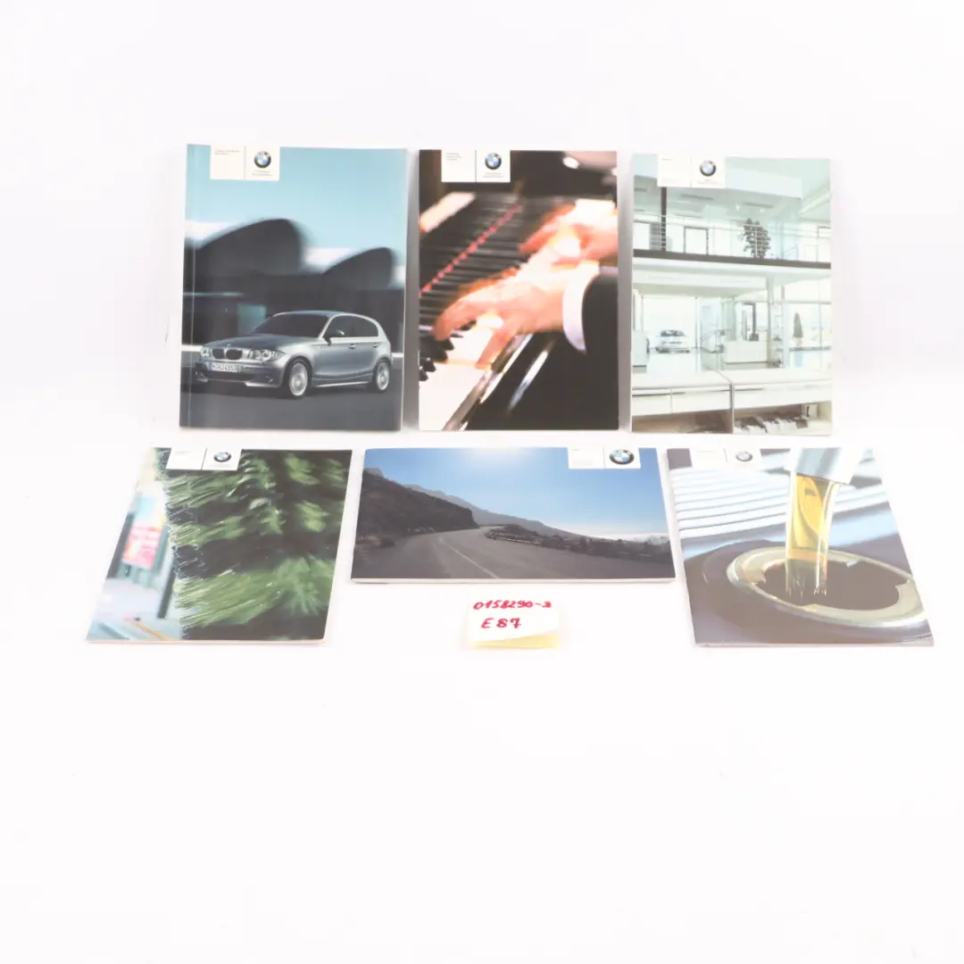 Service Booklet Owner's Handbook Manual Pouch Case Wallet Set BMW E87 - SKU 0158290-4 - Part number 0158290