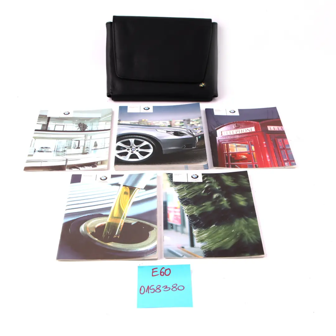 BMW 5 Series E60 E61 Service Booklet Owner's Handbook Books Set Case