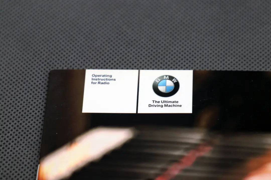 BMW 1 3 Series E81 E87N E90 E91 Book Operating Instructions Radio Business CD