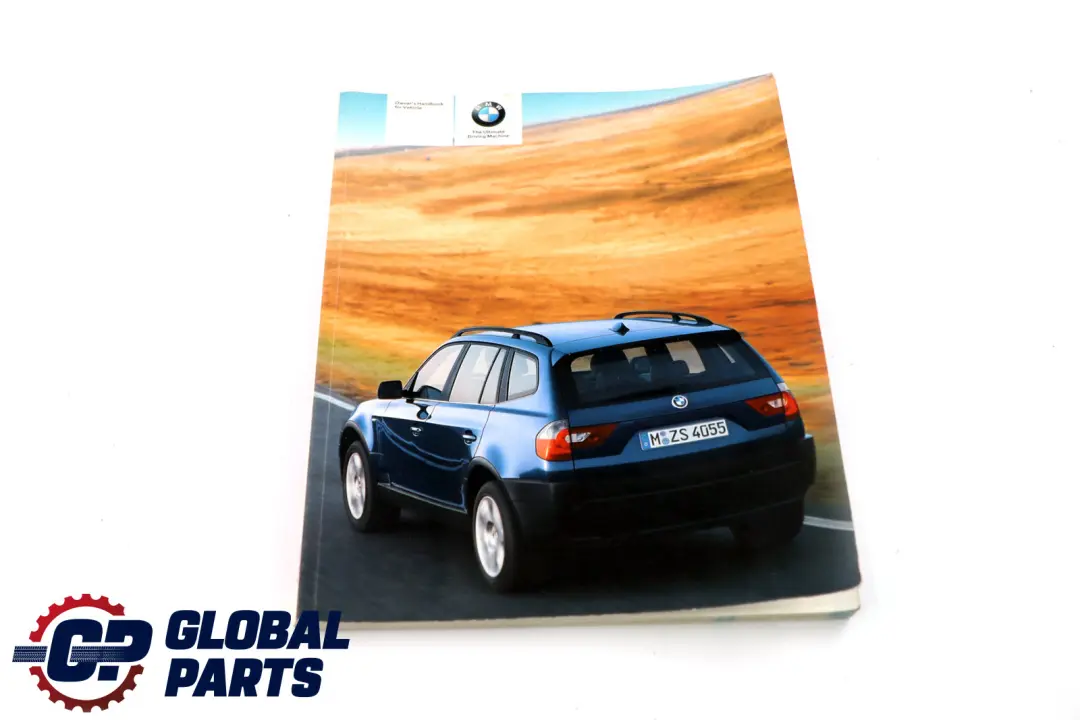 BMW X3 Series E83 Owner's Handbook Service Booklet Book Set Pouch Case Wallet