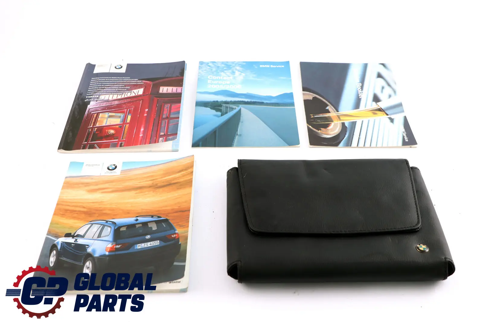 BMW X3 Series E83 Owner's Handbook Service Booklet Book Set Pouch Case Wallet