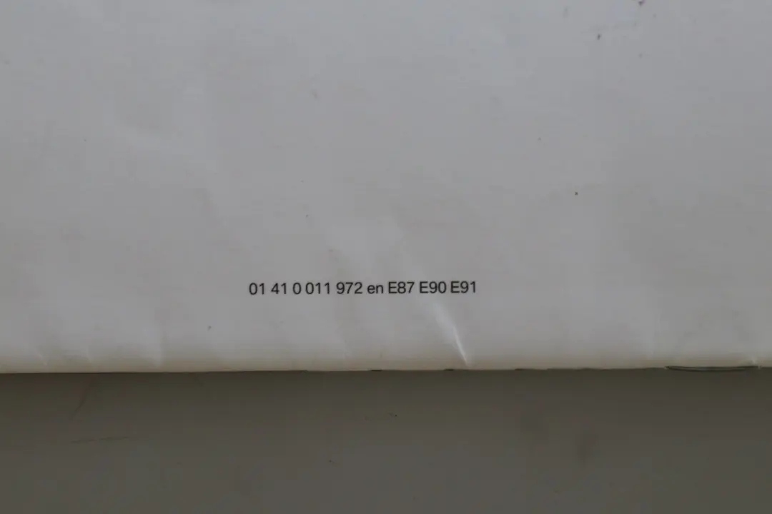 BMW 1 Series 2 E87 Service Booklet Owner's Handbook CD Player Instructions