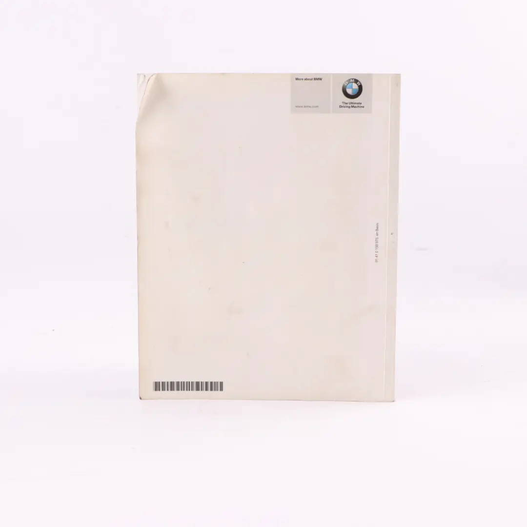 BMW E87 Owner's Handbook Instructions Manual Book 0158975