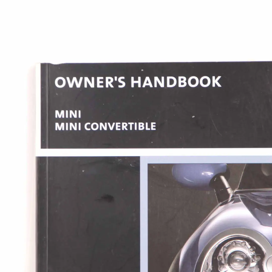 Mini R50 R52 R53 Owner's Handbook Manual Instruction 0159123