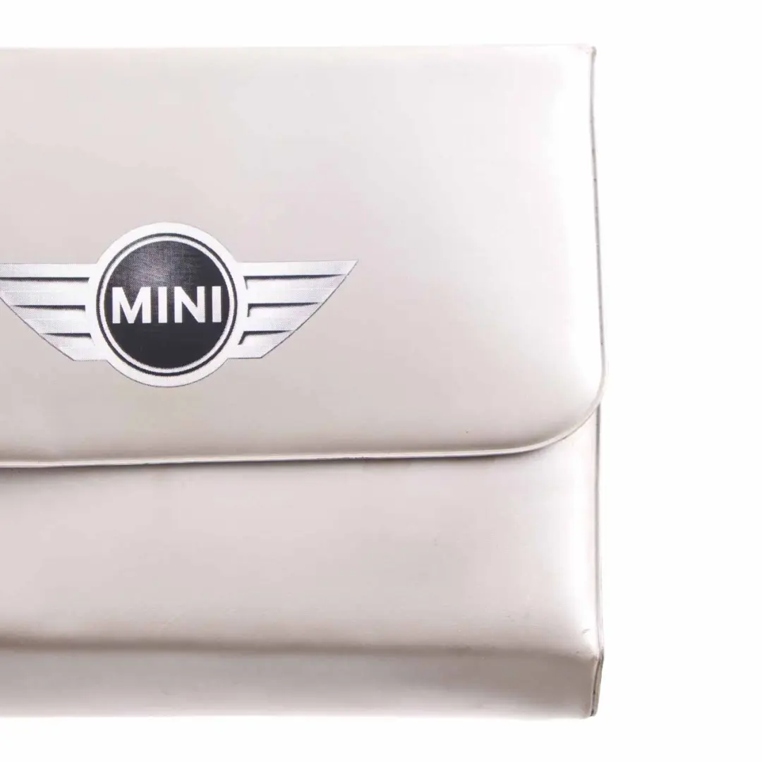 Mini Cooper One R50 R52 R53 Silver Handbook Slipcase Pouch Case Wallet 0159123