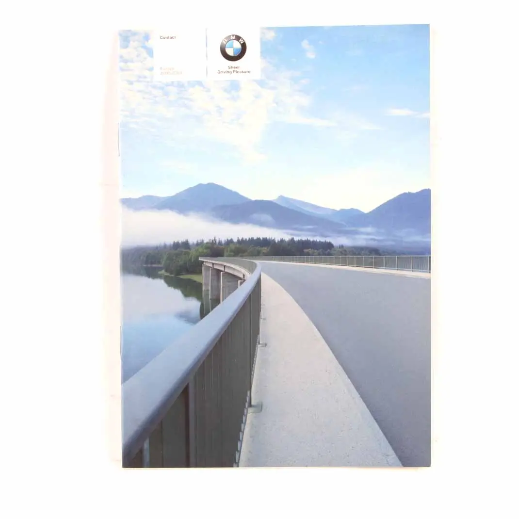 BMW E90 Service Booklet Owner's Handbook Pouch Case Wallet Set