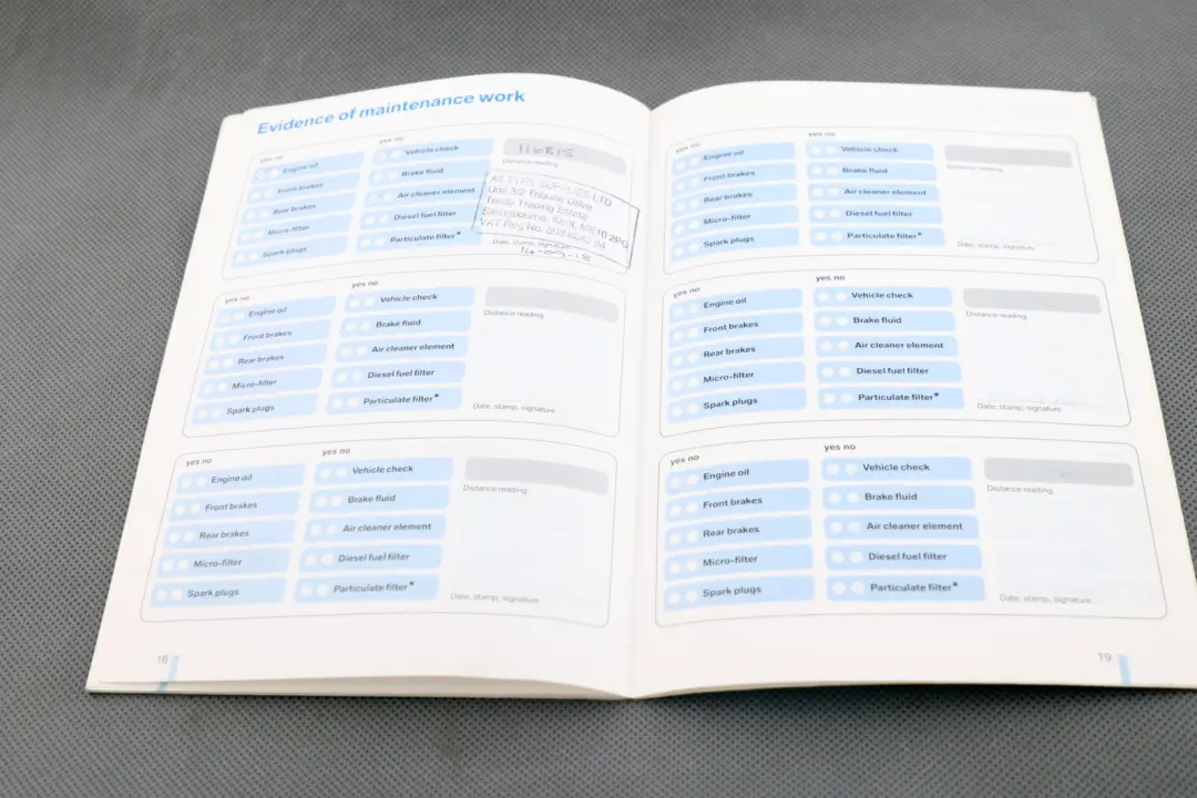 BMW 1 Series E87 Service Booklet Radio Instructions Pouch Case Wallet