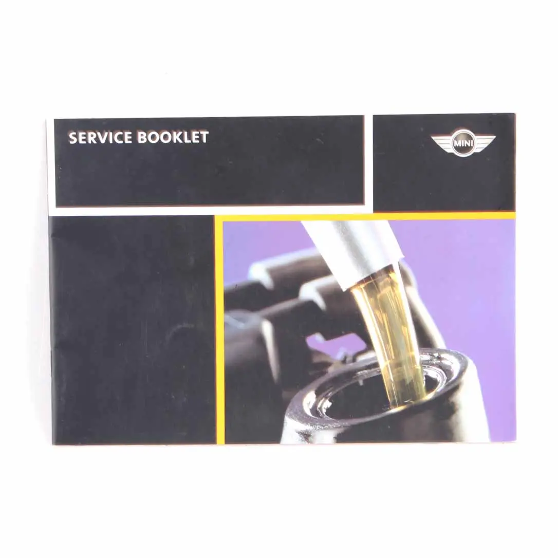 Mini R50 R53 Service Booklet Book 01410159686 0159686