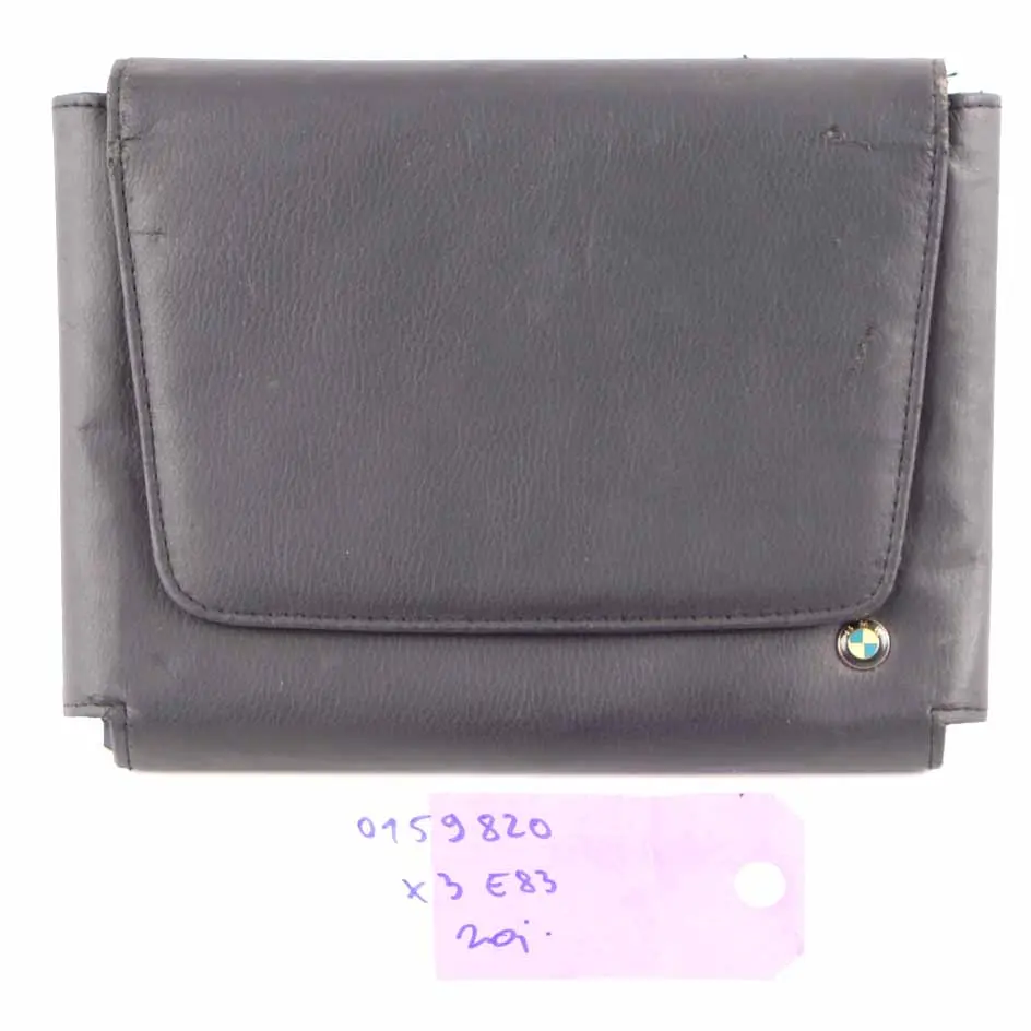 BMW X3 E83 Service Booklet Owner's Handbook Book Set Wallet Case Pouch 0159820