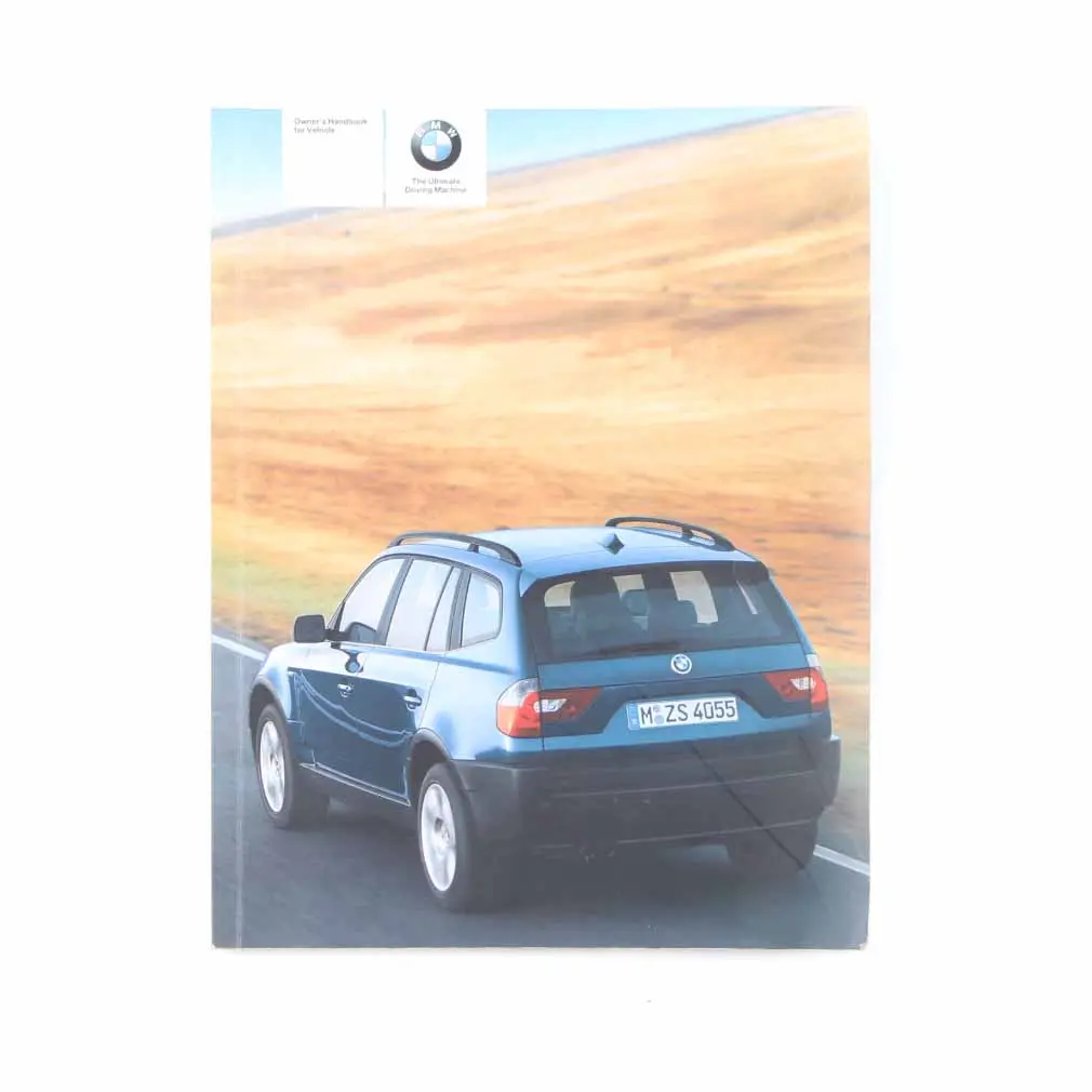 BMW X3 E83 Service Booklet Owner's Handbook Book Set Wallet Case Pouch 0159820