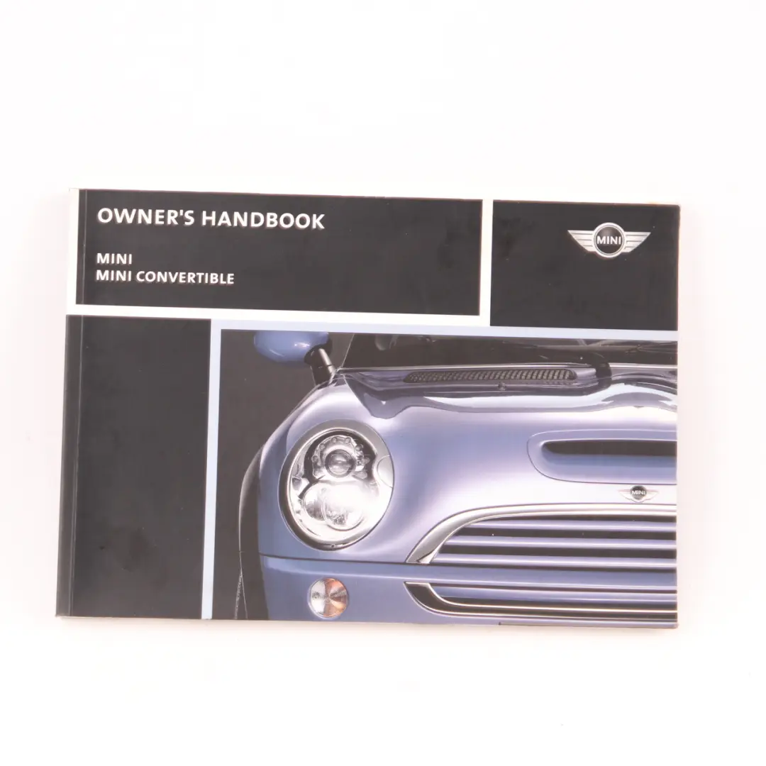 Mini R50 R53 Service Booklet Owner's Handbook Pouch Case Set 0159844