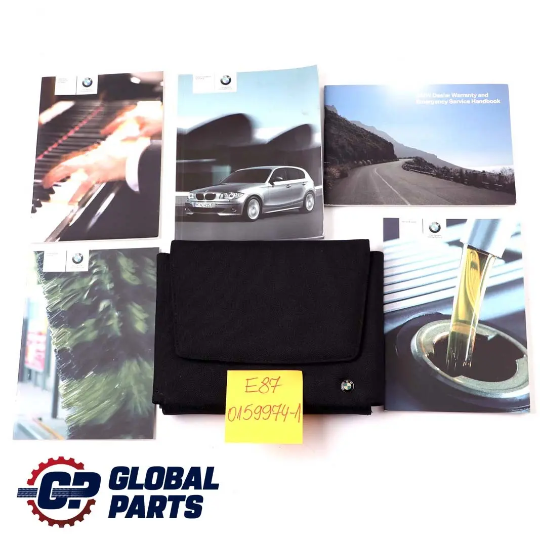 BMW 1 Series E87 1 Owner's Handbook Service Booklet Book Pouch Case Wallet