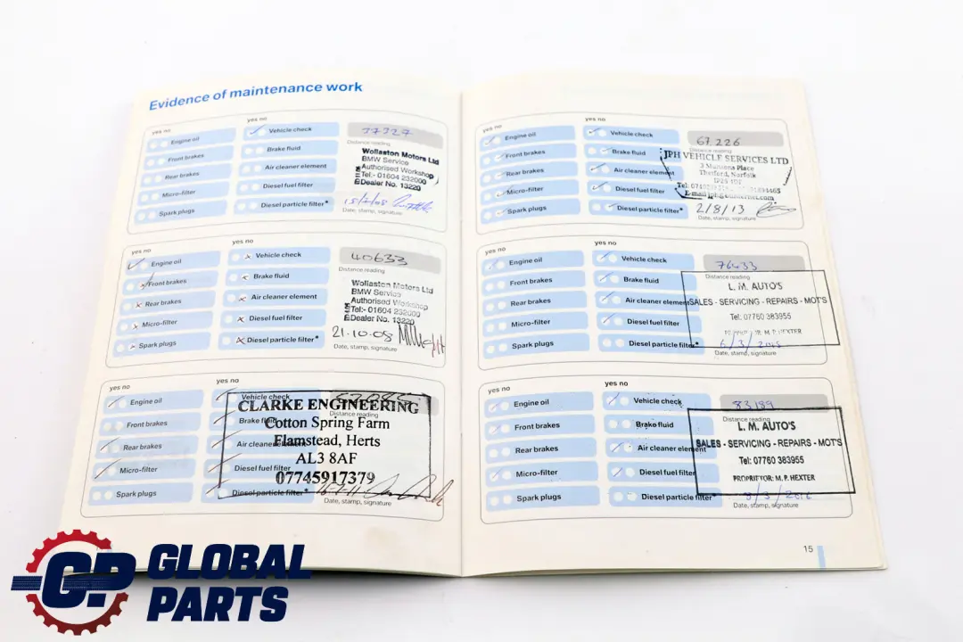 BMW 1 Series E87 Owner's Handbook Radio Instructions Pouch Case Wallet