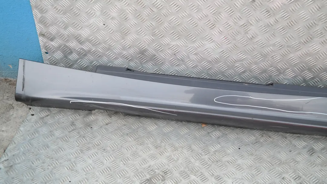 BMW 1 3 E87 Baguette de seuil jupe latérale gauche Graphite Etincelant Métallisé