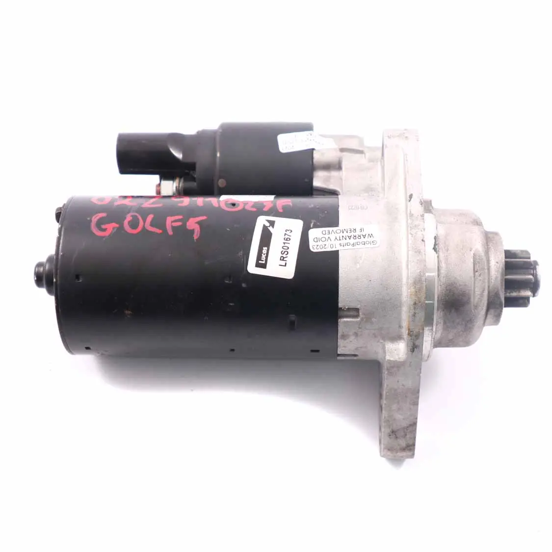 VW Volkswagen Golf V TDI Diesel Motor de arranque 022911023F