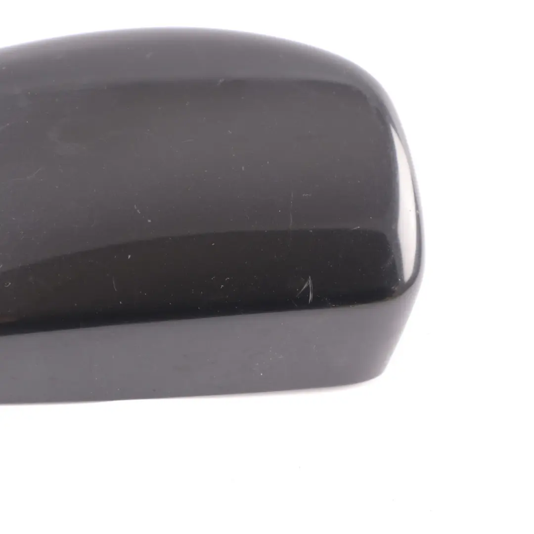 BMW E60 E61 LCI Mirror Cover Left N/S Cap Casing Housing Black Sapphire -475