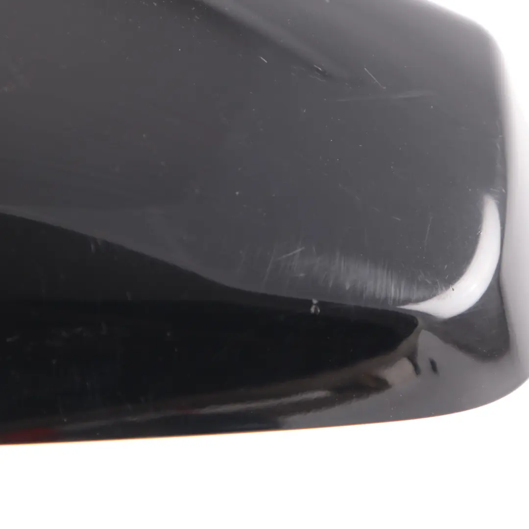 Cover Wing Mirror BMW E60 E61 Right O/S Cap Casing Schwarz 2 Black - 668