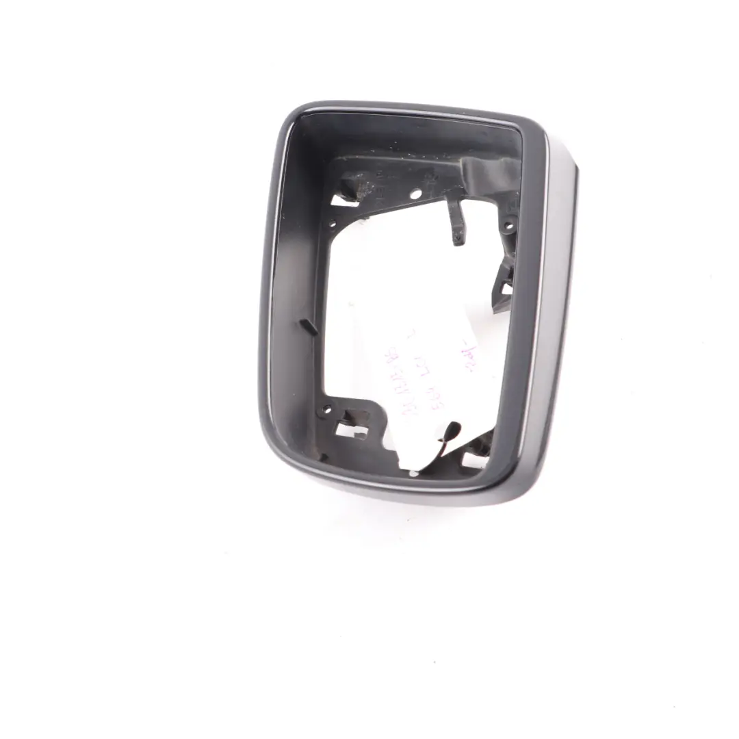 Wing Mirror Frame BMW E63 E64 Door Left N/S Ring Base Cover Black Sapphire - 475