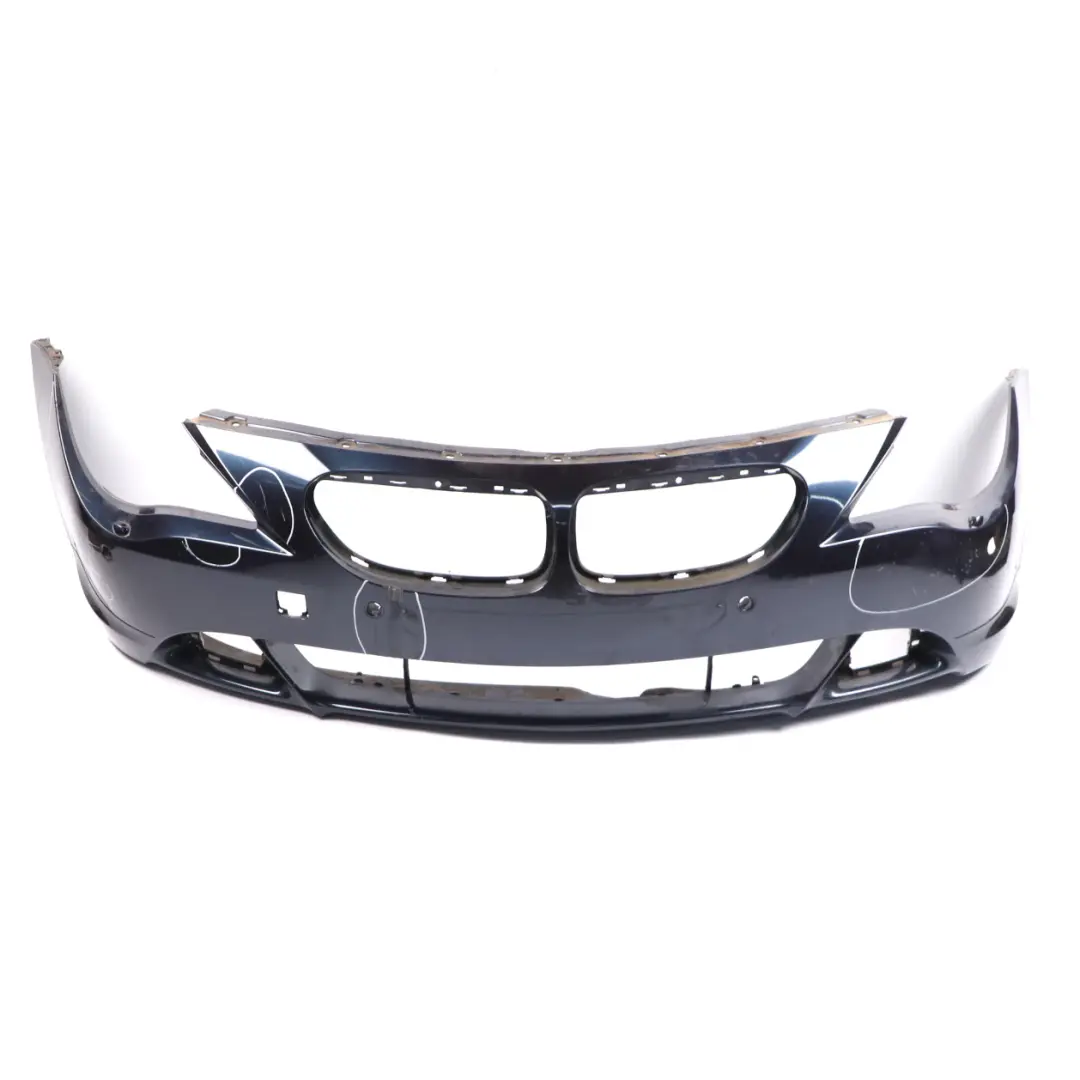 BMW E63 E64 Front Bumper Trim Panel Covering Blue Onyx Metallic - S11