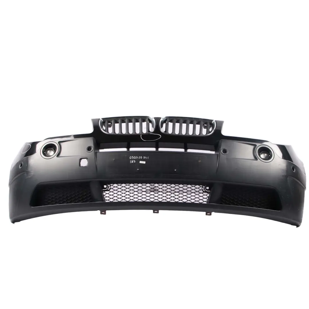 BMW X3 E83 Front Bumper Cover PDC Panel Black Sapphire Metallic - 475