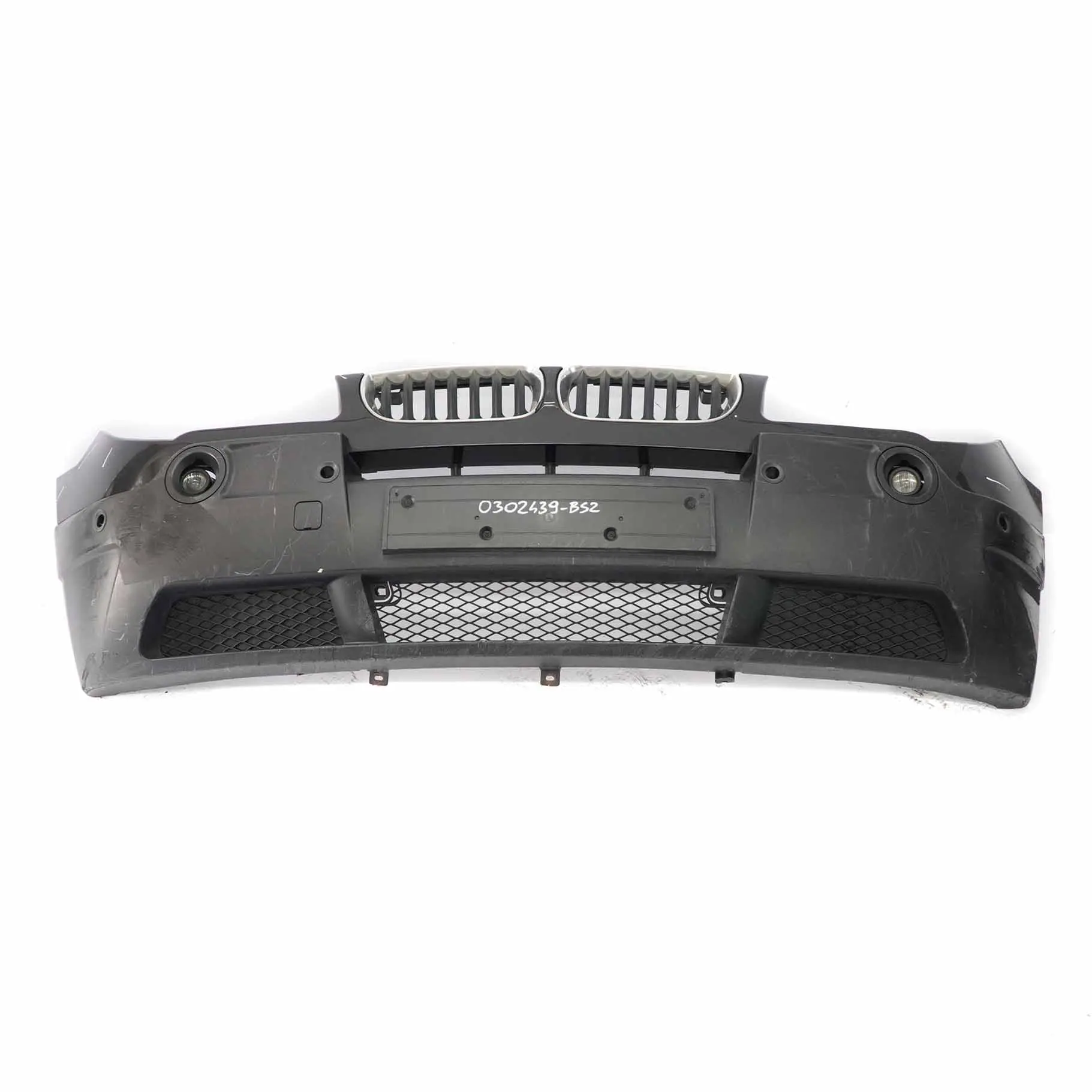 BMW X3 E83 Complete Front Bumper Cover PDC Black Sapphire Metallic - 475