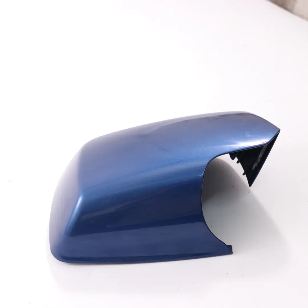 BMW X3 E83 Wing Mirror Cover Right Cap O/S Casing Montego Blue - A51 3412282