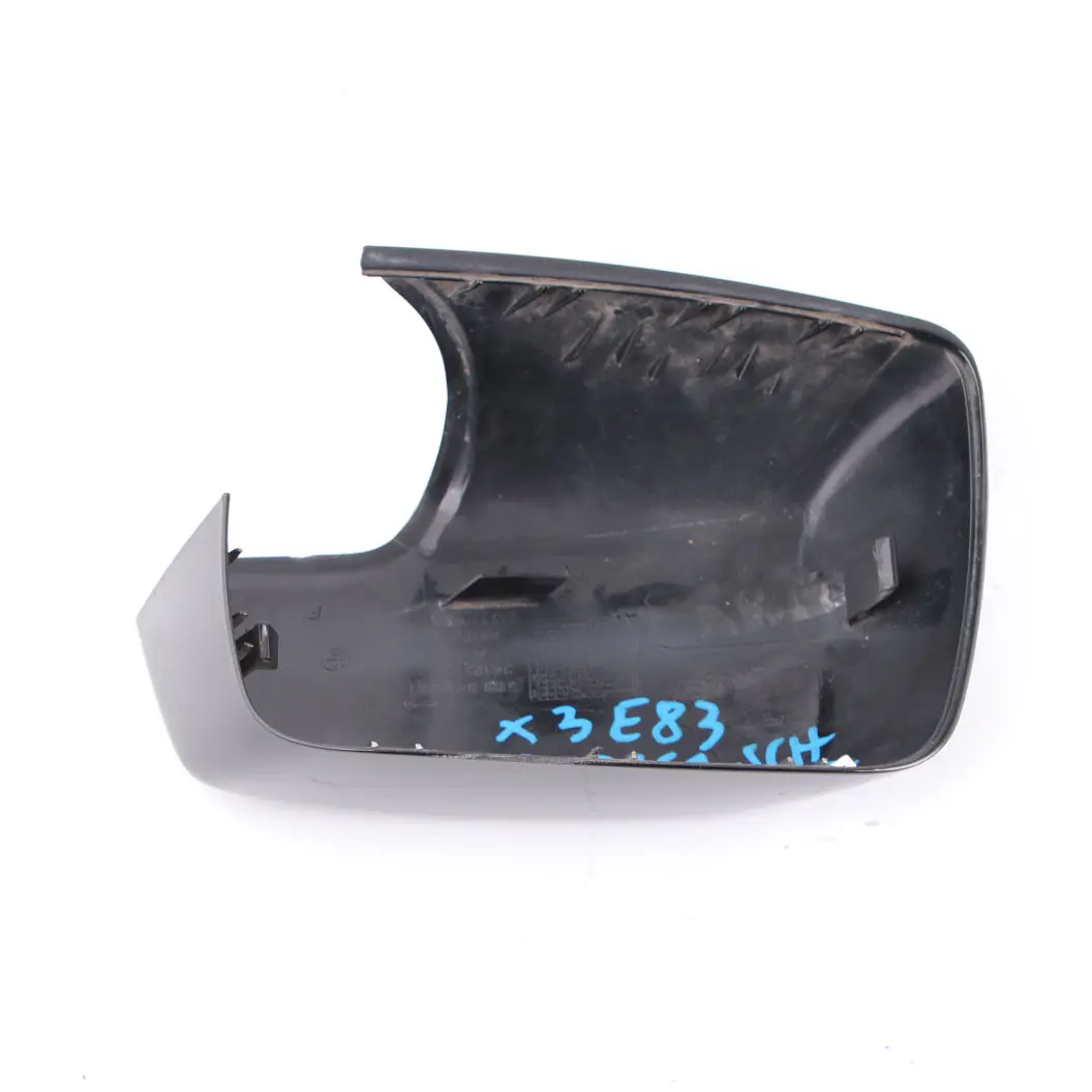 Wing Mirror Cover BMW E83 X3 Left Cap N/S Casing Schwarz 2 Black 668