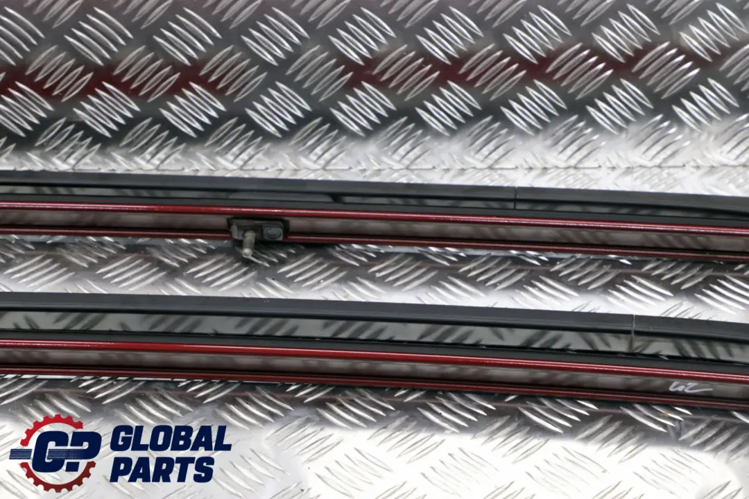 BMW X3 E83 Left Right N/O/S Roof Railing Rail Rack Bar Karmesinrot Red - A61