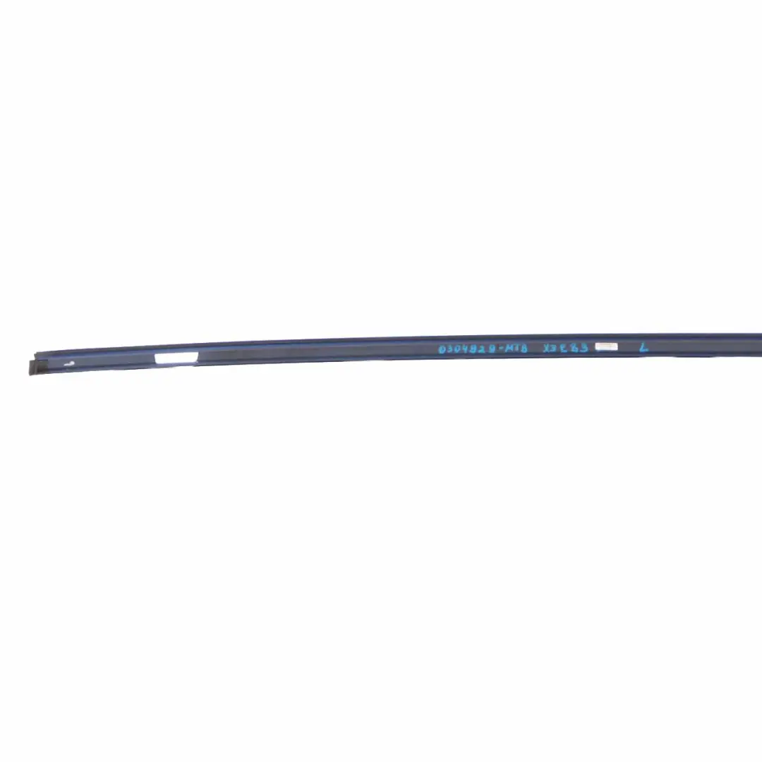 BMW X3 E83 Roof Moulding Left N/S Trim Strip Montegoblau Blue Metallic - A51