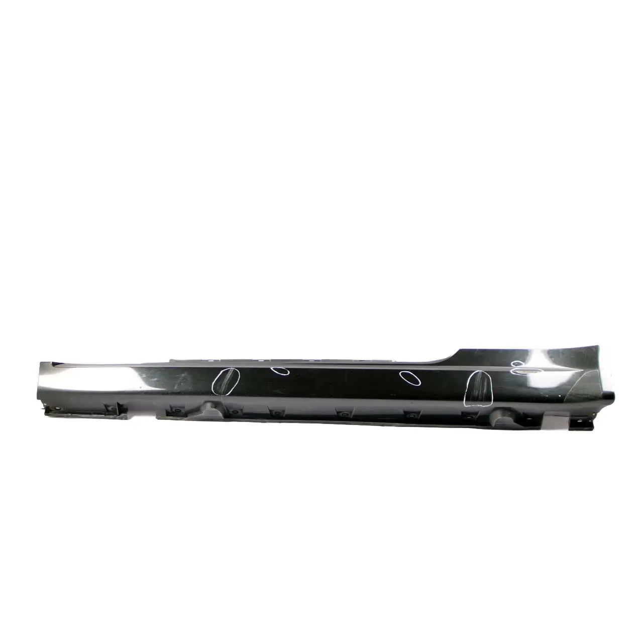 BMW E63 E64 Sill Side Skirt Cover Left N/S Black Sapphire Metallic - 475