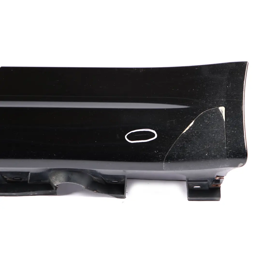 BMW 6 Series E63 E64 1 Door Sill Side Cover Skirt Left N/S Black Sapphire - 475