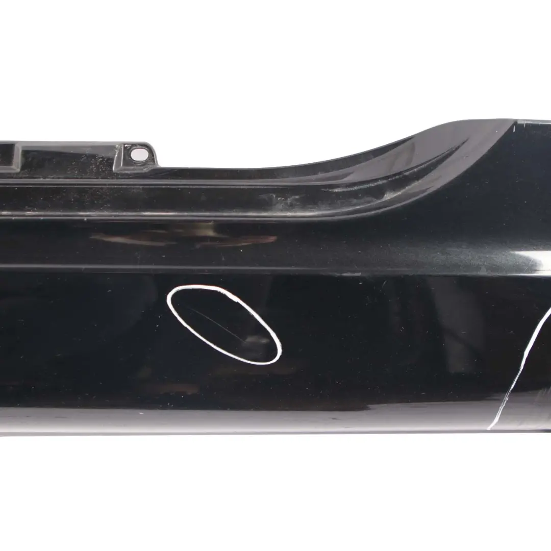 BMW E63 E64 Sill Side Skirt Cover Left N/S Black Sapphire Metallic - 475