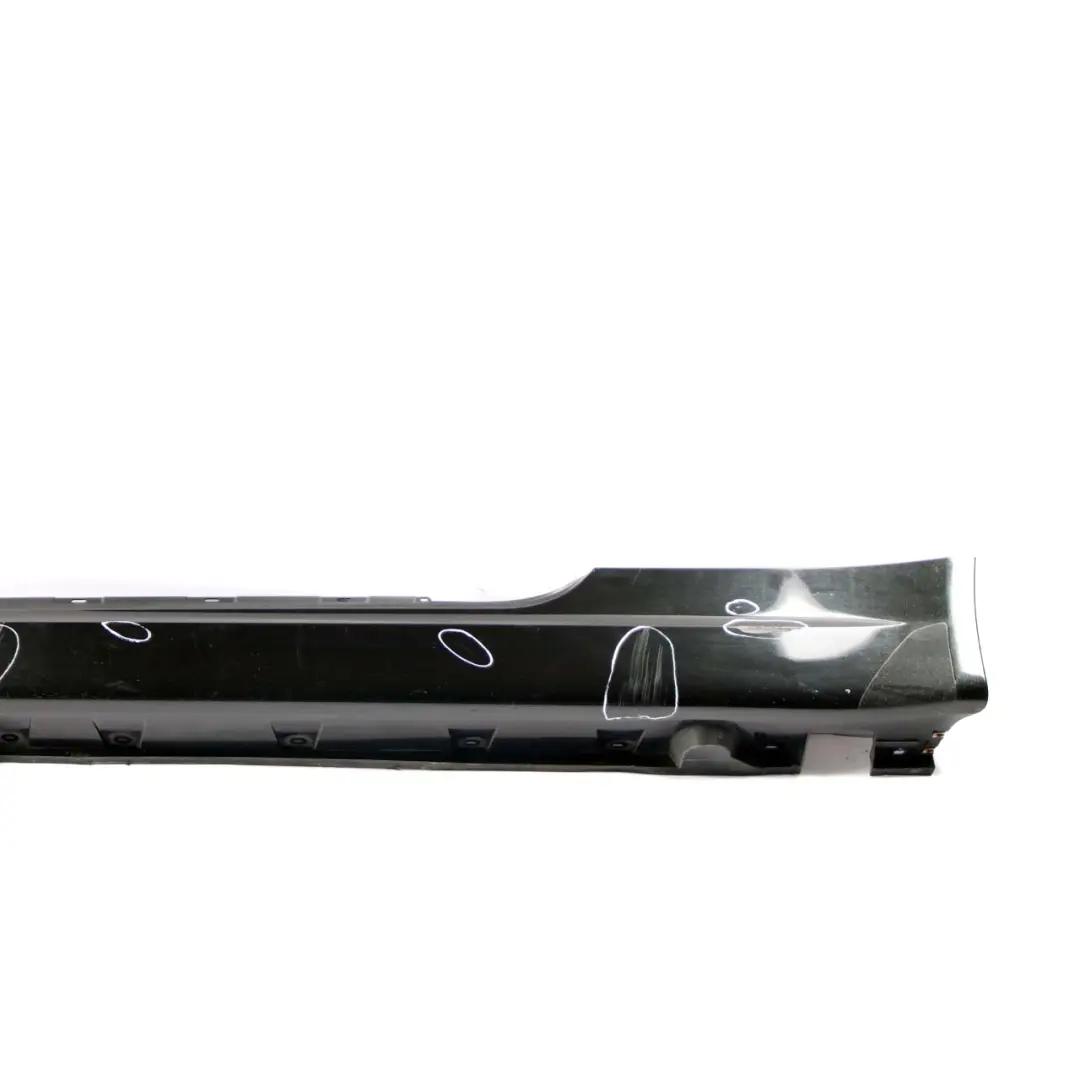 BMW E63 E64 Sill Side Skirt Cover Left N/S Black Sapphire Metallic - 475