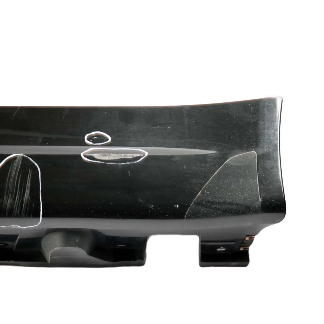 BMW E63 E64 Sill Side Skirt Cover Left N/S Black Sapphire Metallic - 475
