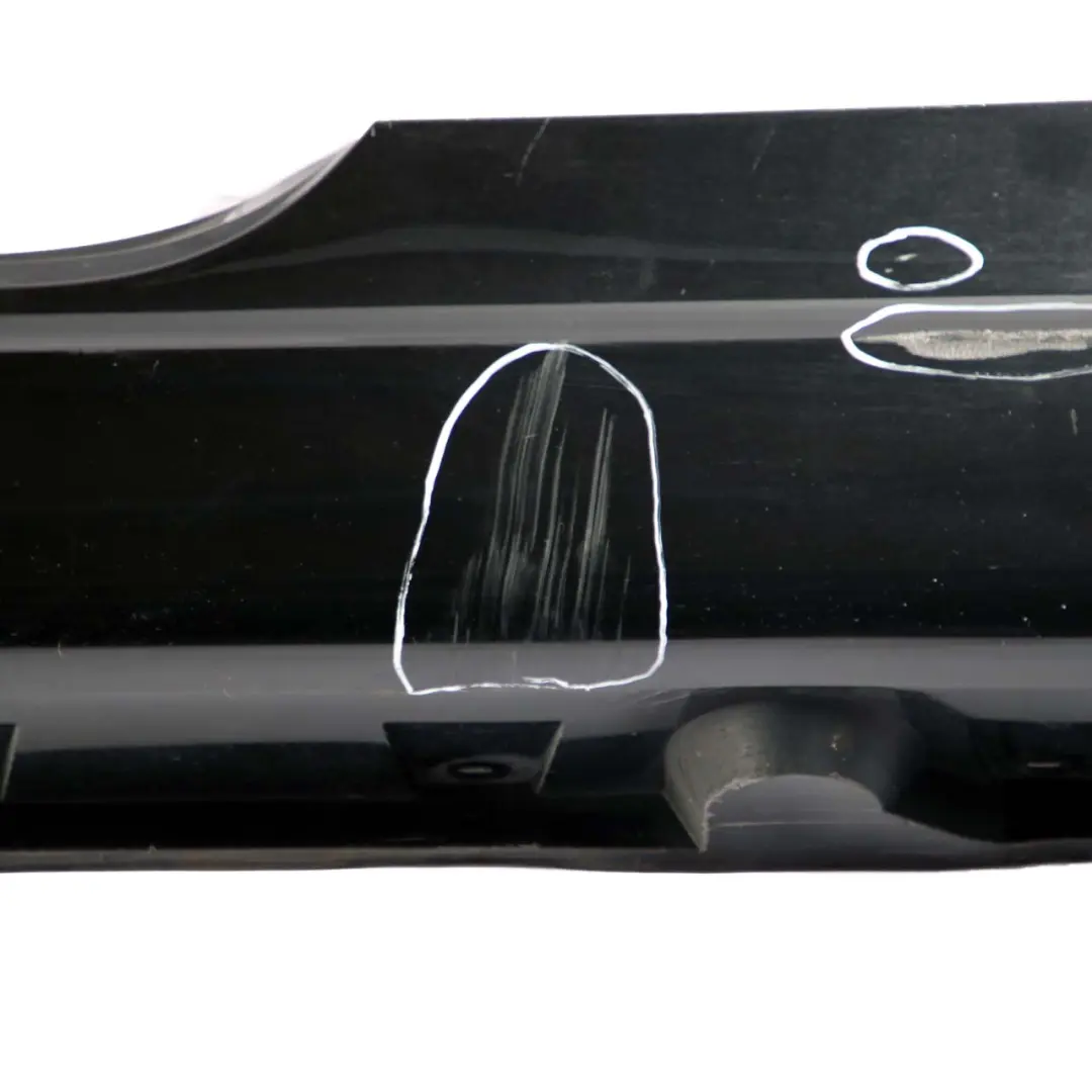 BMW E63 E64 Sill Side Skirt Cover Left N/S Black Sapphire Metallic - 475