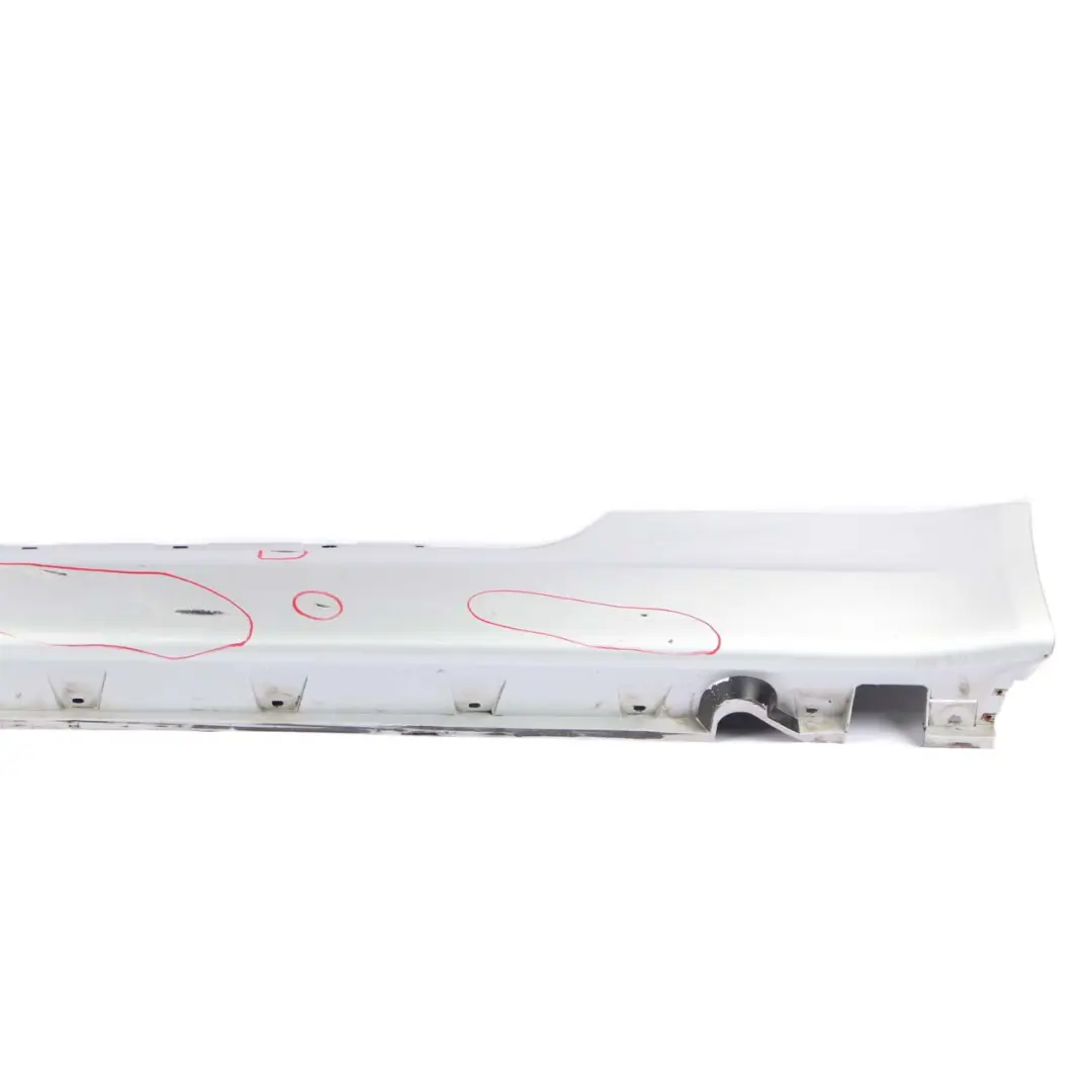 BMW E63 E64 Door Sill Side Cover Trim Skirt Left N/S Titansilber Silver 354