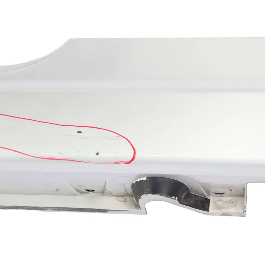 BMW E63 E64 Door Sill Side Cover Trim Skirt Left N/S Titansilber Silver 354