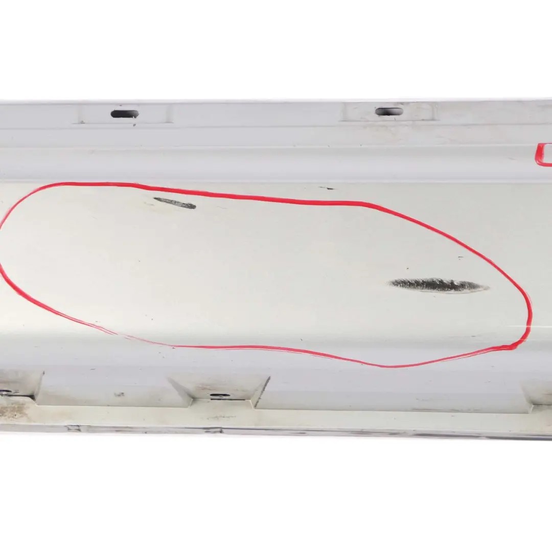 BMW E63 E64 Door Sill Side Cover Trim Skirt Left N/S Titansilber Silver 354