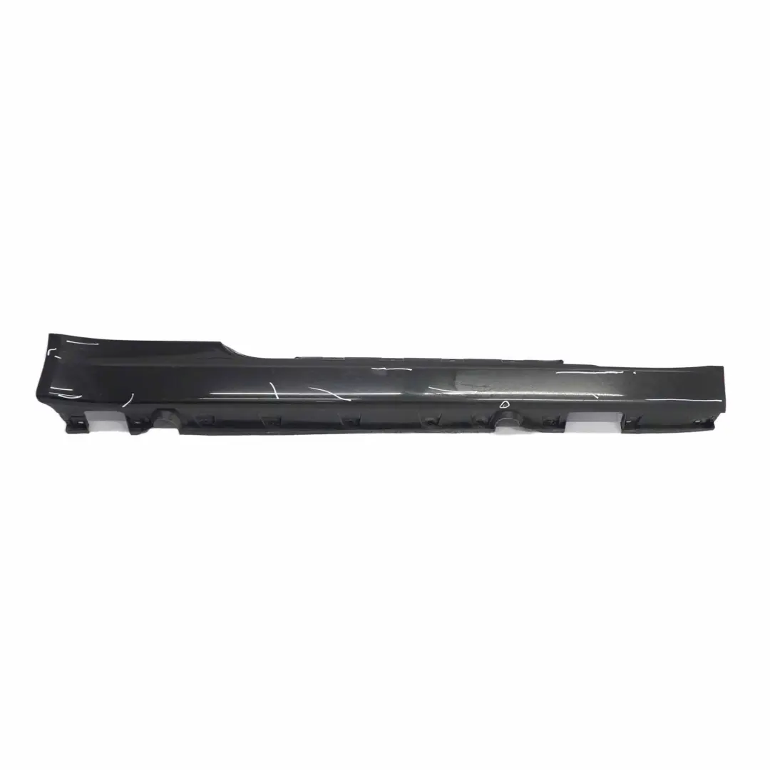 BMW E63 E64 Door Sill Side Cover Skirt Right O/S Black Sapphire - 475