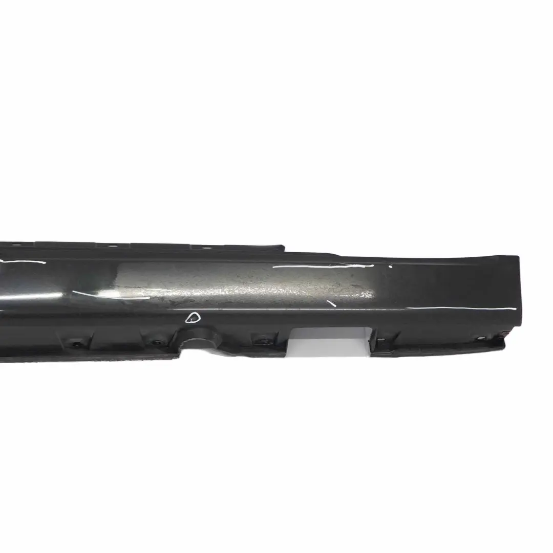 BMW E63 E64 Door Sill Side Cover Skirt Right O/S Black Sapphire - 475