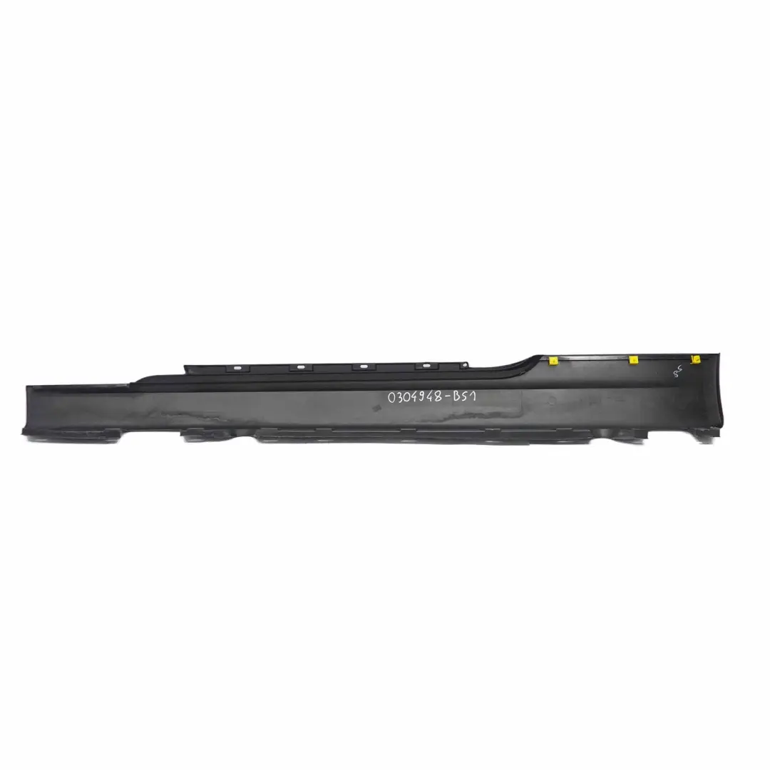 BMW E63 E64 Door Sill Side Cover Skirt Right O/S Black Sapphire - 475