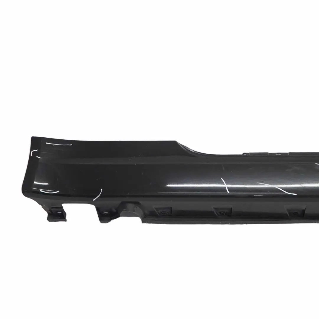 BMW E63 E64 Door Sill Side Cover Skirt Right O/S Black Sapphire - 475