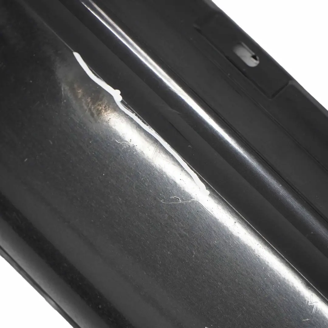 BMW E63 E64 Door Sill Side Cover Skirt Right O/S Black Sapphire - 475