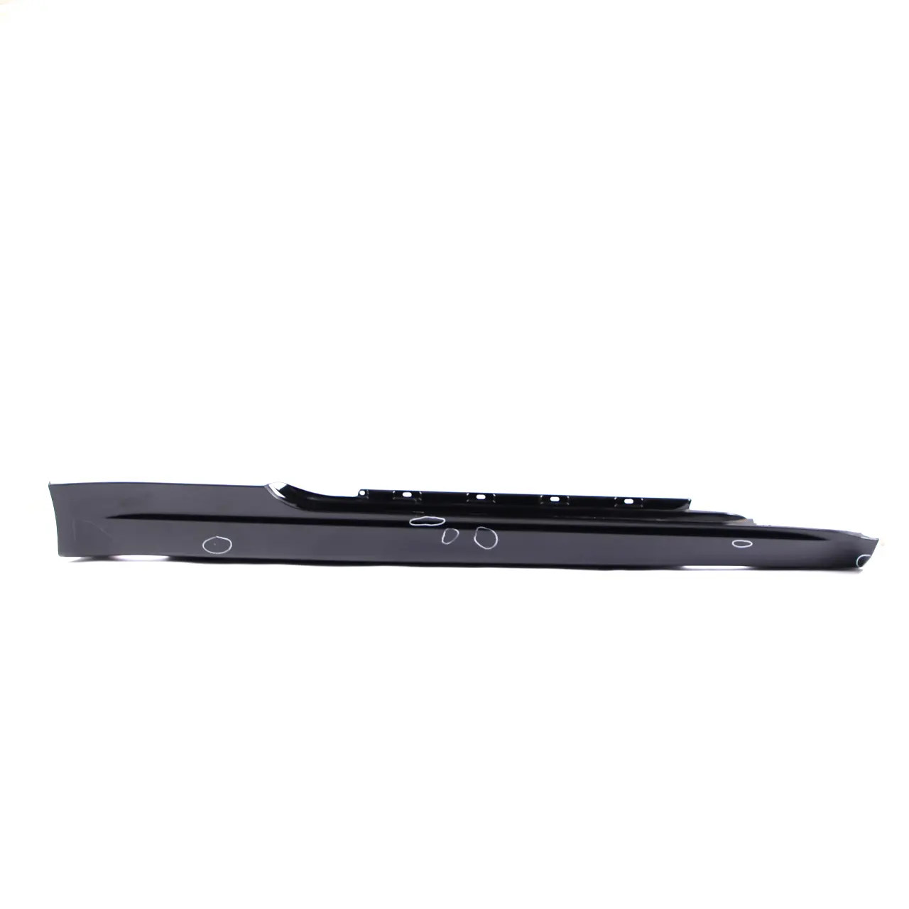 BMW 6 E63 E64 2 Door Sill Side Cover Skirt Right O/S Black Sapphire - 475