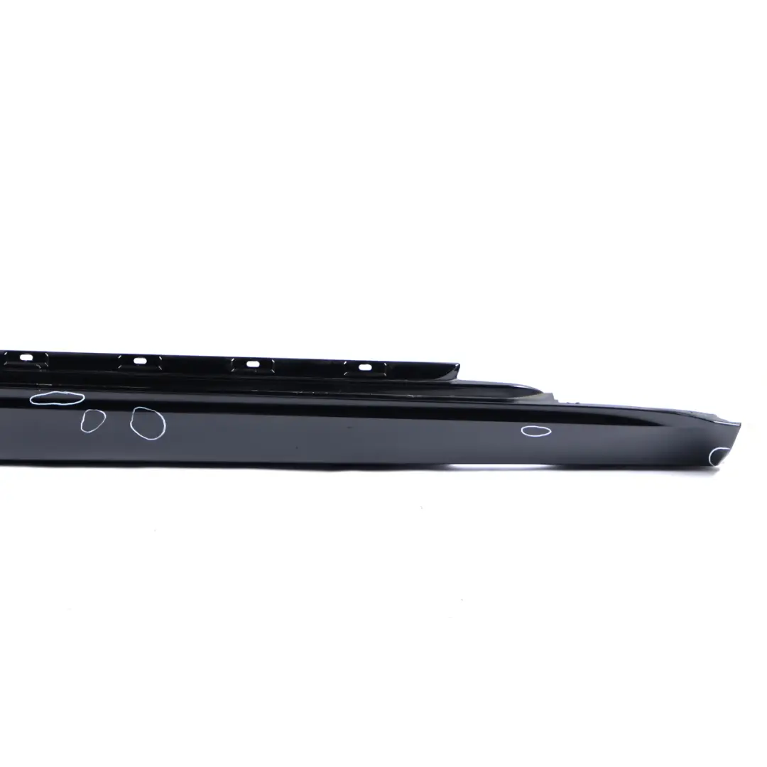 BMW 6 E63 E64 2 Door Sill Side Cover Skirt Right O/S Black Sapphire - 475