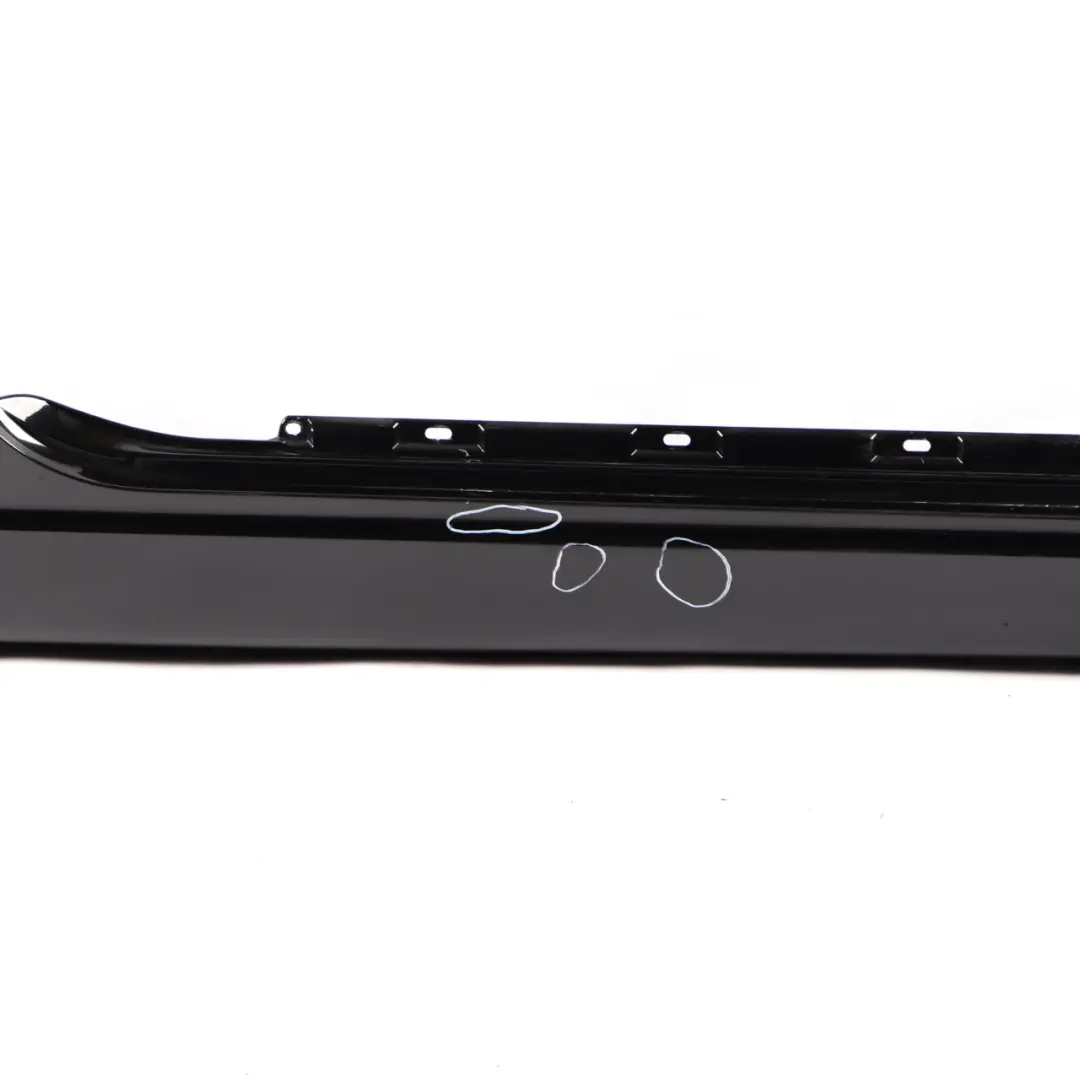 BMW 6 E63 E64 2 Door Sill Side Cover Skirt Right O/S Black Sapphire - 475