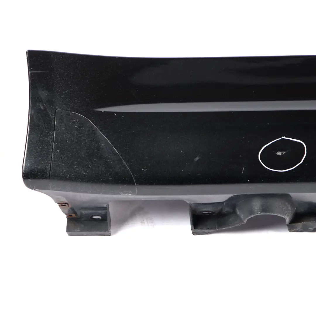 BMW 6 E63 E64 2 Door Sill Side Cover Skirt Right O/S Black Sapphire - 475